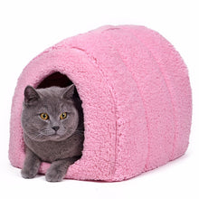 Load image into Gallery viewer, Plush Warm Cat Nest