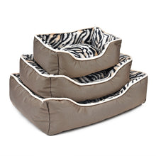 Load image into Gallery viewer, Luxury Zebra Pattern Foldable Cat Nest